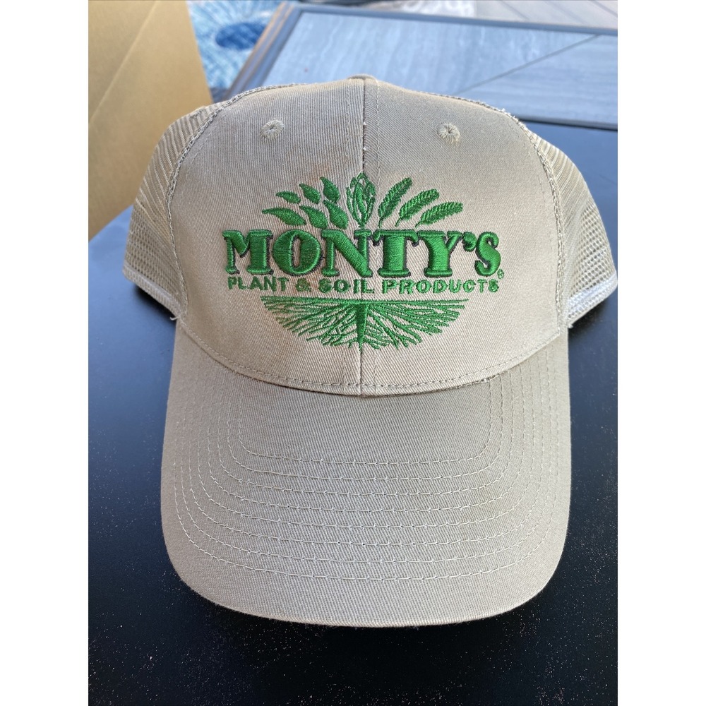 Monty's Plant And Soil Products Mesh Hat  Strapback